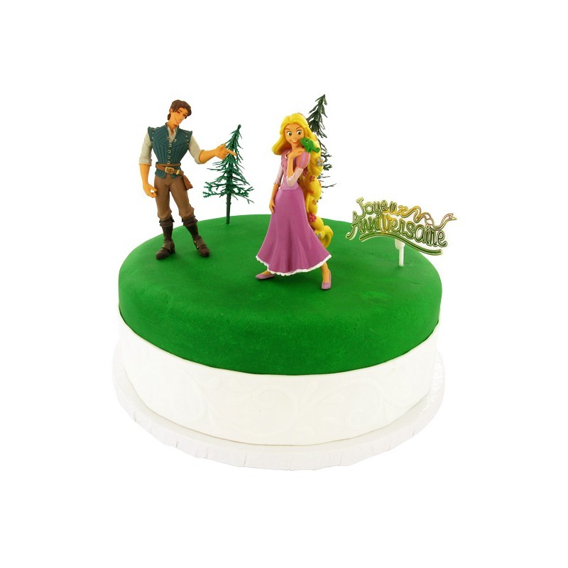 Cake topper anniversaire princesses disney - Décoration sur gateau  princesse - Pique sur gateau princesse